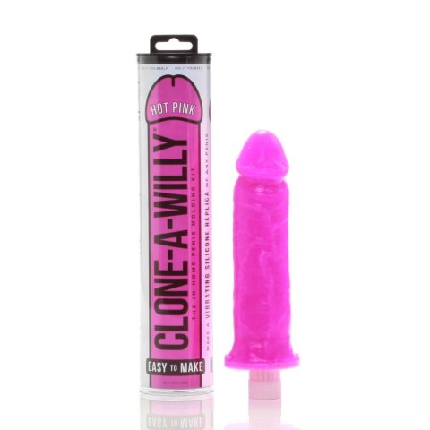 Clone-A-Willy Kit Hot Pink - zestaw do tworzenia odlewu z wibracją, rożowy