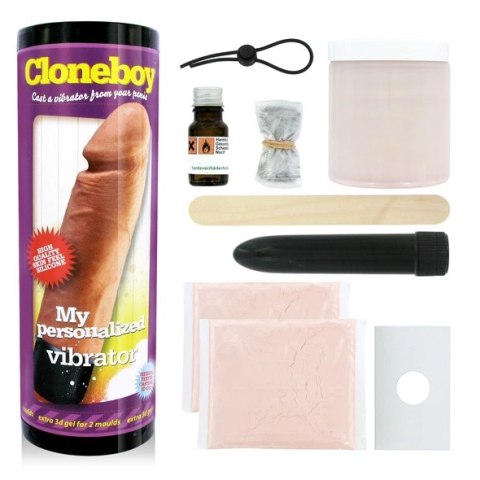 Cloneboy Vibrator Nude - Zestaw do samodzielnego tworzenia modelu z wibracją