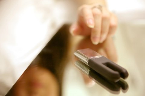 Crave Duet Black - dwugłowicowy stymulator wibracyjny USB, 11,6 cm