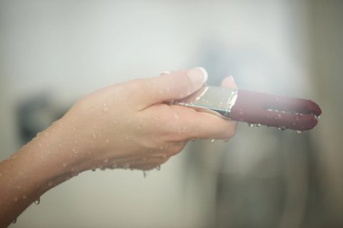 Crave Duet Black - dwugłowicowy stymulator wibracyjny USB, 11,6 cm