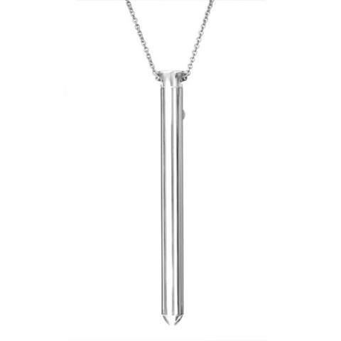 Crave Vesper Silver - naszyjnik z funkcją wibracji, stalowy, 9,7 cm