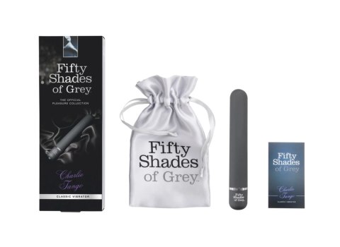 Fifty Shades of Grey Charlie Tango elegancki wibrator ABS 18,4 cm czarny