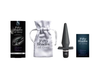 Fifty Shades of Grey Delicious Fullness wibrujący korek silikonowy 14cm