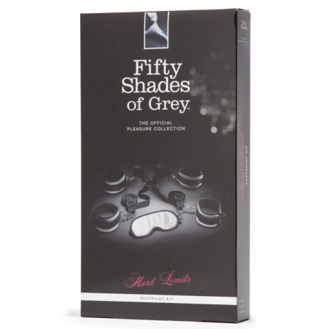 Fifty Shades of Grey Hard Limits - Zestaw pasow do łożka z kajdankami