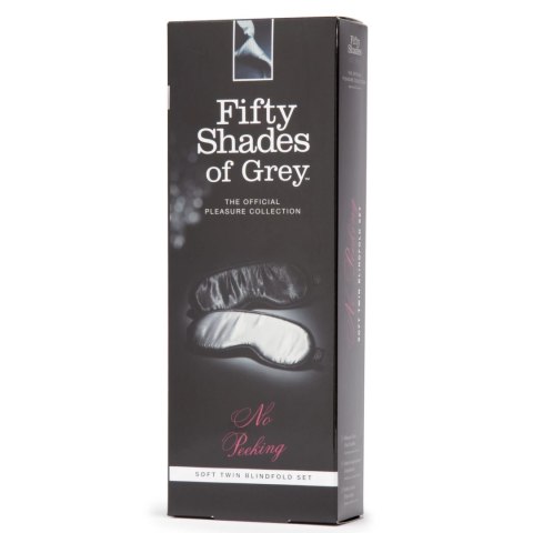 Fifty Shades of Grey No Peeking - satynowe maski na oczy 2 sztuki