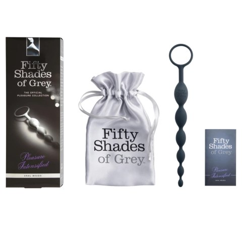 Fifty Shades of Grey Pleasure Intensified - silikonowe koraliki analne 25 cm
