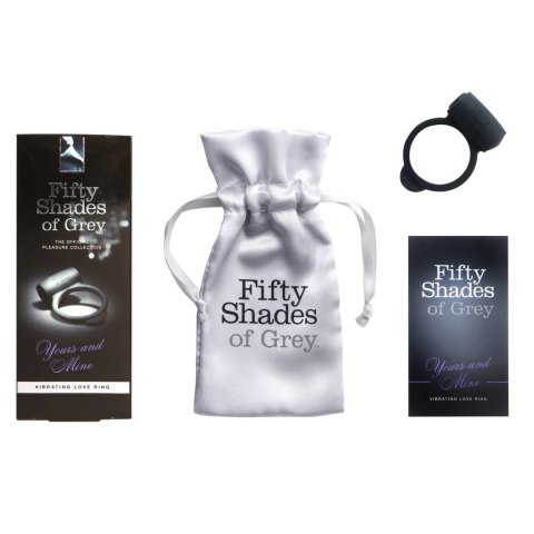 Fifty Shades of Grey Yours and Mine silikonowy pierścień wibrujący
