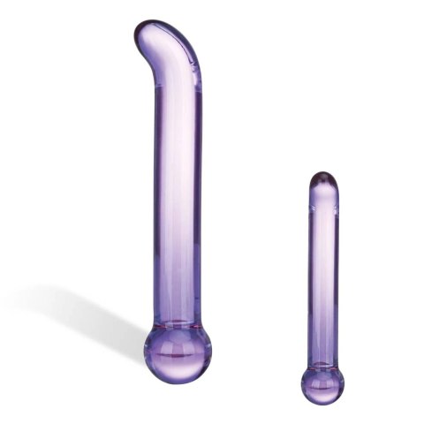 Glas Purple G-Spot Tickler szkło borokrzemowe, anatomiczny kształt 17cm