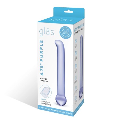 Glas Purple G-Spot Tickler szkło borokrzemowe, anatomiczny kształt 17cm