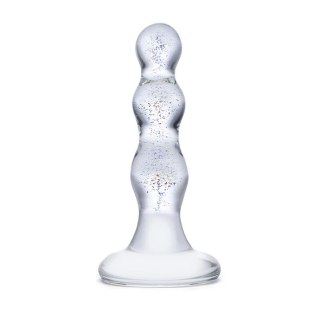 Glas Triple Play - szklane koraliki z kolorowymi drobinkami 10 cm
