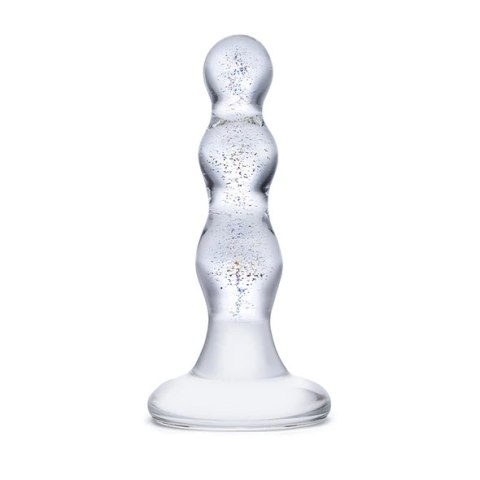 Glas Triple Play - szklane koraliki z kolorowymi drobinkami 10 cm