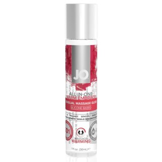 JO All-In-One Massage Gift Set - Zestaw do masażu z żelem i świecą