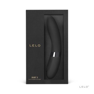 LELO Elise 2 Black - anatomiczny model wielofunkcyjny, wodoodporny