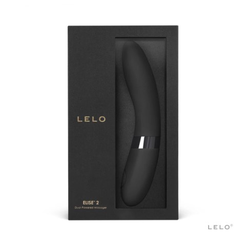 LELO Elise 2 Black - anatomiczny model wielofunkcyjny, wodoodporny