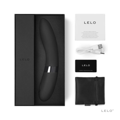 LELO Elise 2 Black - anatomiczny model wielofunkcyjny, wodoodporny