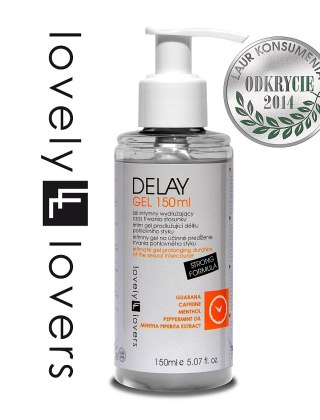 Lovely Lovers Delay Gel 150ml - żel intymny z guaraną i kofeiną