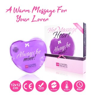 LoversPremium Serduszko Ogrzewające Czerwone 12x12 cm Be Mine