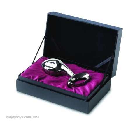 NJOY Pure Plug 2.0 stalowy duży model z uchwytem 8,9 cm