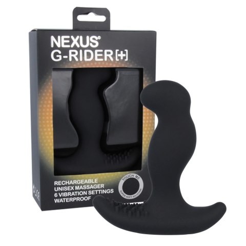 Nexus G-Rider+ Black masażer prostaty z 6 trybami wibracji USB
