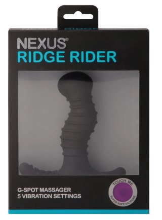 Nexus Ridge Rider+ Black - Masażer punktu prostaty, 6 trybow, silikon