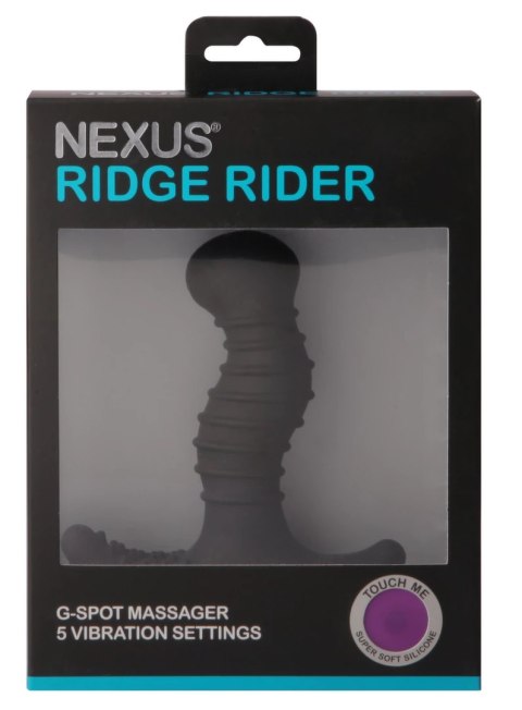 Nexus Ridge Rider+ Black - Masażer punktu prostaty, 6 trybow, silikon
