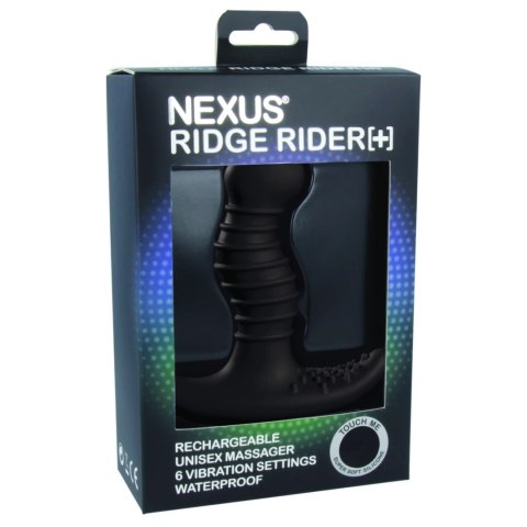 Nexus Ridge Rider+ Black - Masażer punktu prostaty, 6 trybow, silikon