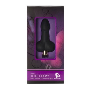 Rocks-Off Little Cocky - kompaktowy model silikonowy, 7 programow, czarny