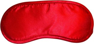 S&M Satin Blindfold Red - satynowa maska na oczy czerwona komfortowa