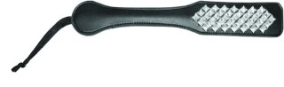 S&M Studded Paddle dwustronna packa z winylu i metalu 31,8 cm