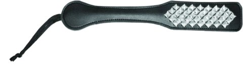 S&M Studded Paddle dwustronna packa z winylu i metalu 31,8 cm