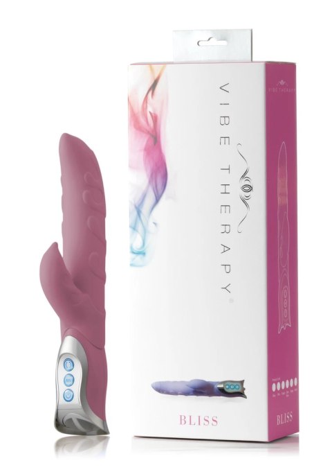 Vibe Therapy Bliss Pink - silikonowy model z 7 trybami, 26 cm, wodoodporny