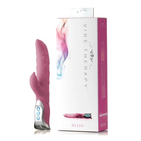 Vibe Therapy Bliss Pink - silikonowy model z 7 trybami, 26 cm, wodoodporny