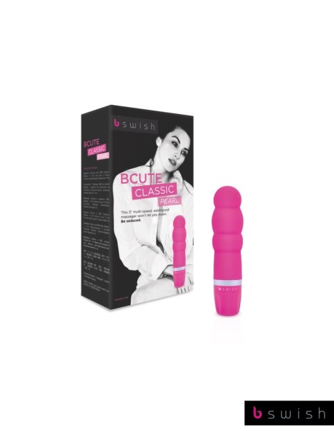 B Swish bCute Pearl - klasyczny model silikonowy, wodoodporny, 10 cm