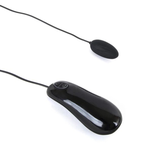 B Swish bnaughty Deluxe Black - jajko wibrujące, pilot, 6 trybow, wodoodporne