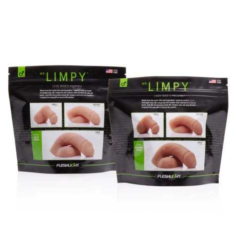 Fleshlight Mr. Limpy Medium - model miękki, 14 cm, elastyczny, SuperSkin
