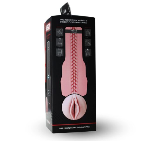 Fleshlight Vibro Pink Lady Touch - system wibracyjny, SuperSkin, rożowy