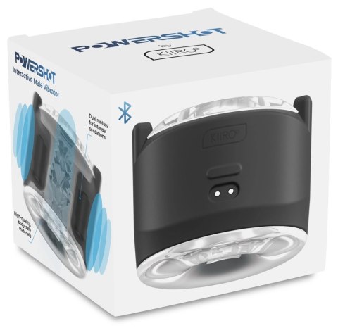 Kiiroo Power Shot - interaktywna maszyna intymna z 2 silnikami, wodoodporna