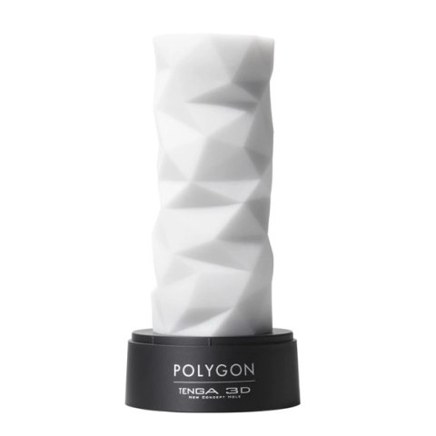 Tenga Sleeve 3D Polygon - model intymny z geometryczną strukturą 15,6 cm