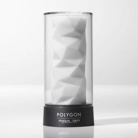Tenga Sleeve 3D Polygon - model intymny z geometryczną strukturą 15,6 cm