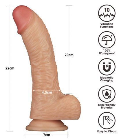 8.5'' Vibrating Power Basics Cock