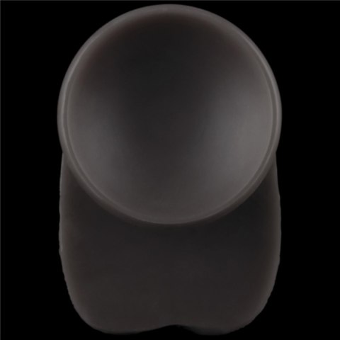 16'' Dual Layered Bendable Silicone Cock XXL(Black)