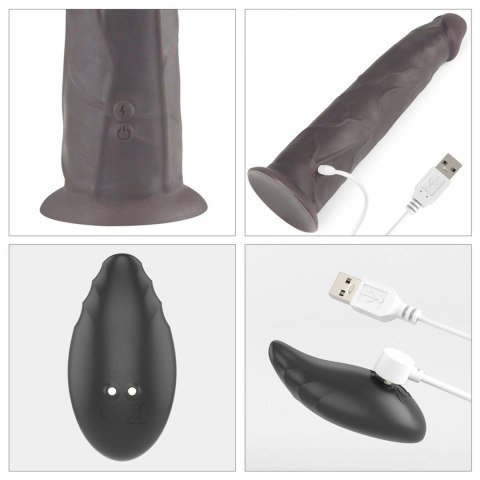 9.0'' Dual Layered Platinum Silicone Rotator