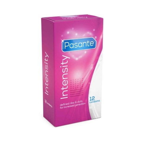 Pasante Ribs & Dots/Intensity Condoms 12 pcs