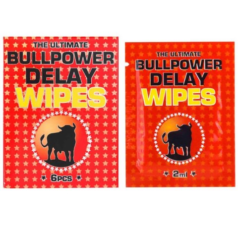 Bull Power Delay Wipes Sachets