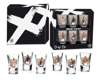 Sexi Sip - Zestaw 6 Kieliszków 35ml - Mężczyźni