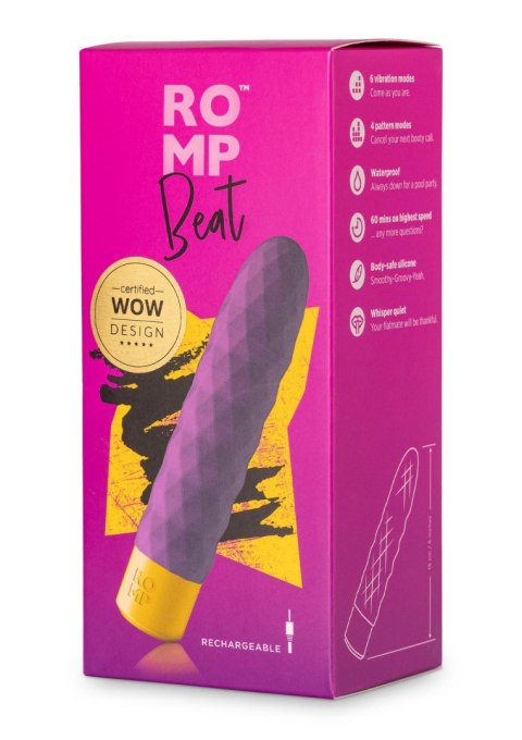 ROMP Beat Bullet vibrator - PURPLE