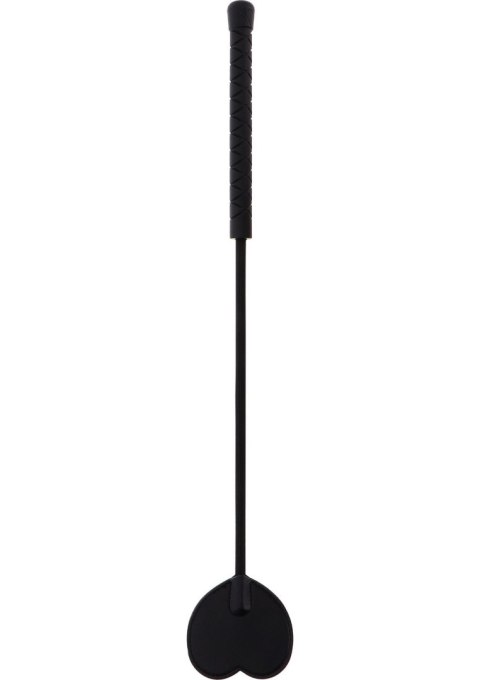 Crop Whip Heart Black