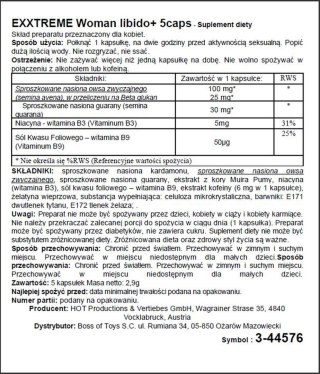 Supl.diety-eXXtreme Libido caps woman 1x5 Stk.