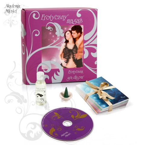 Akademia Miłości Gra dla Par Masaż Relaksacyjny Zestaw Prezentowy