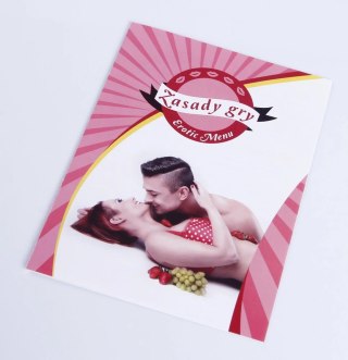 Grajmy Razem Erotic Menu gra kulinarna dla par planszowa 31x22cm